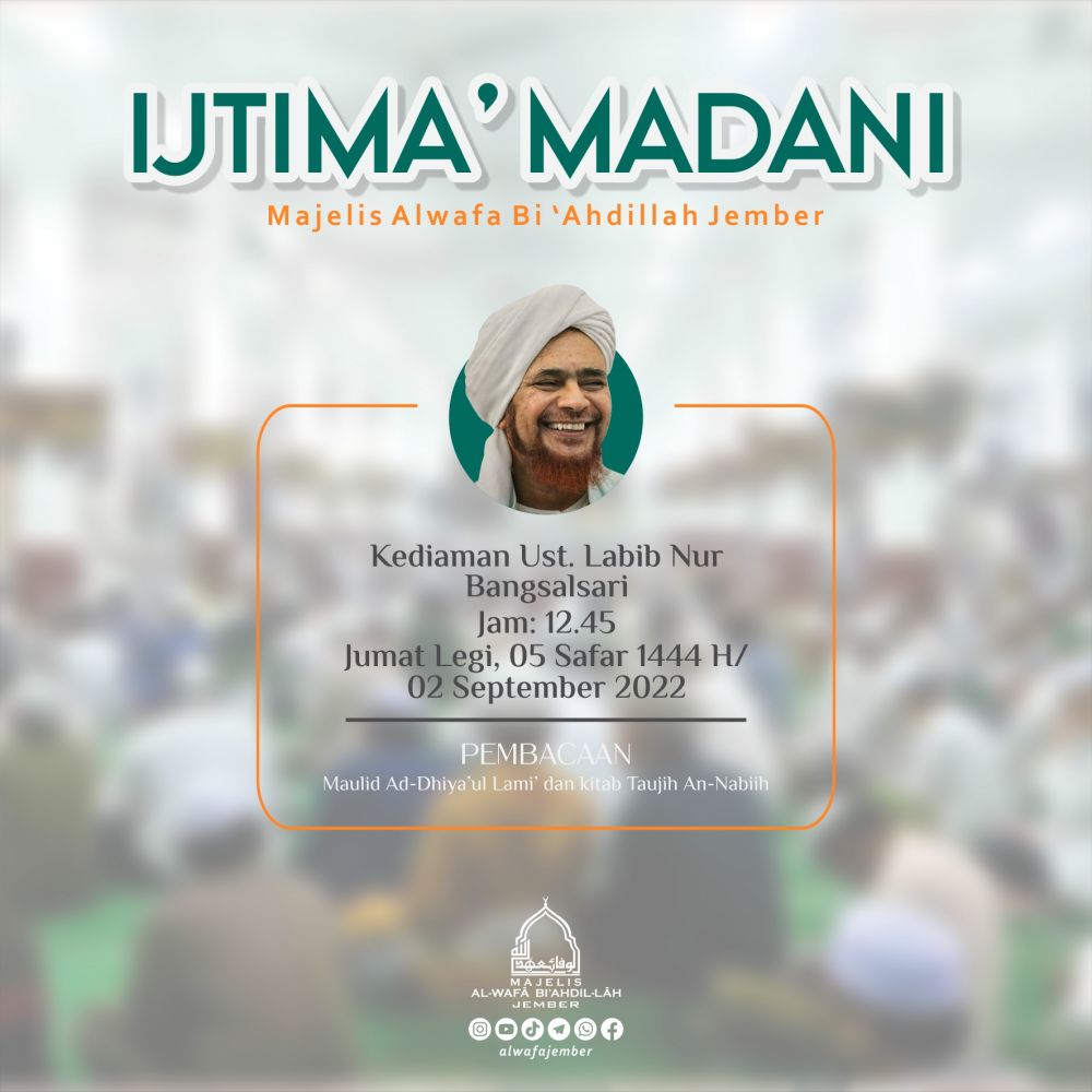 IJTIMA MADANI JEMBER ( MUHARRAM )